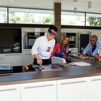 Bertín Osborne, Ana Obregón y Romay aprendiendo cocina en 'Mi casa es la tuya'