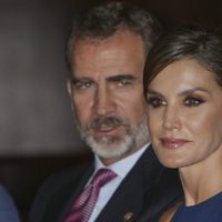 La Reina Letizia, radiante junto al Rey Felipe en el Concierto Premios Princesa de Asturias 2017
