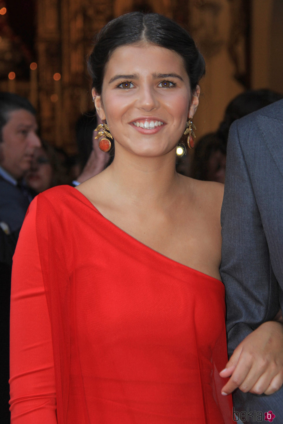 Cayetana Rivera, muy elegante en la boda de Lourdes Montes y Fran Rivera