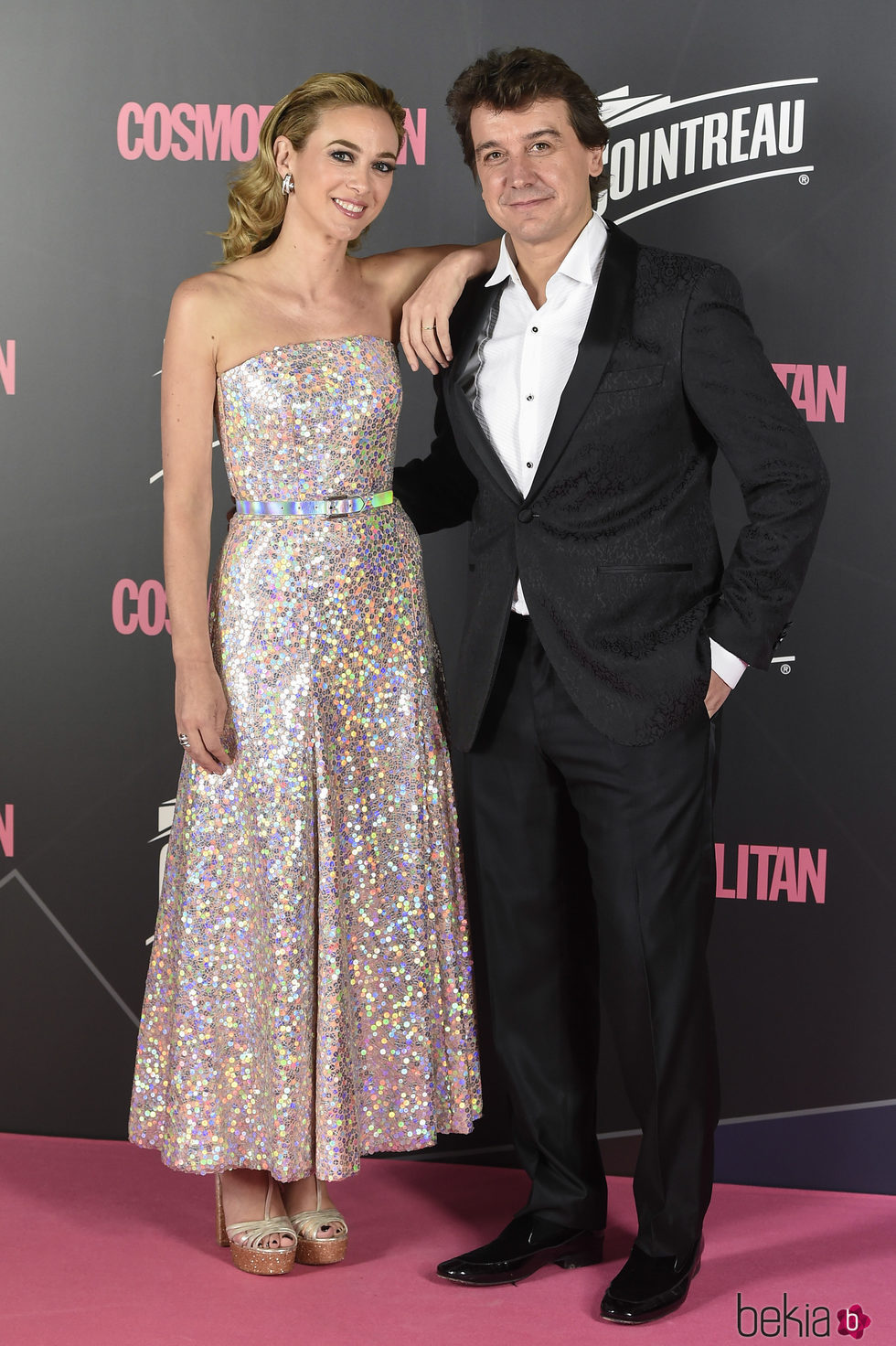 Marta Hazas y Javier Veiga en los Premios Cosmopolitan 2017