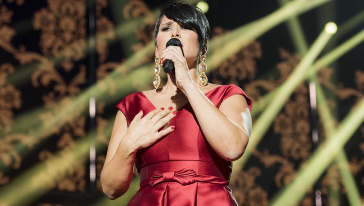 Rosa López actuando en la primera gala de 'Operación Triunfo 2017'