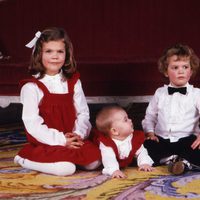 Magdalena de Suecia en su primera Navidad con sus hermanos Victoria y Carlos Felipe