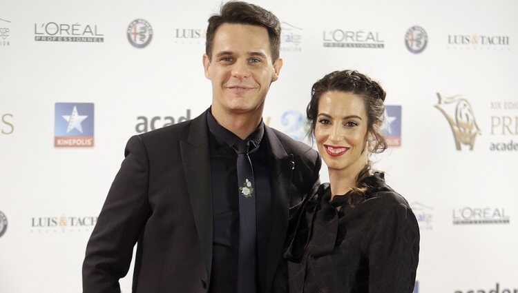 Christian Gálvez y Almudena Cid en los Premios Iris 2017
