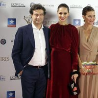Pepe Rodríguez, Eva González, Samantha Vallejo-Nágera y Jordi Cruz en los Premios Iris 2017
