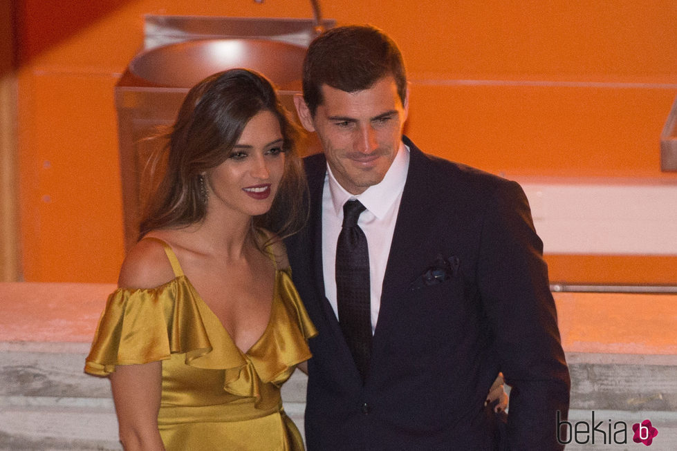 Iker Casillas y Sara Carbonero en la Gala de los Dragones de Oporto