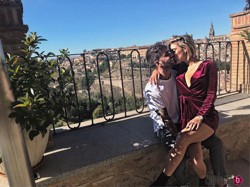 Rodri y Bea ('GH17') durante una escapada romántica a Toledo para celebrar su año de amor