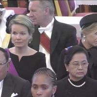 Matilde de Bélgica, Máxima de Holanda y Silvia de Suecia en el funeral de Bhumibol de Tailandia
