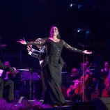 Isabel Pantoja ofreciendo un concierto en Bilbao