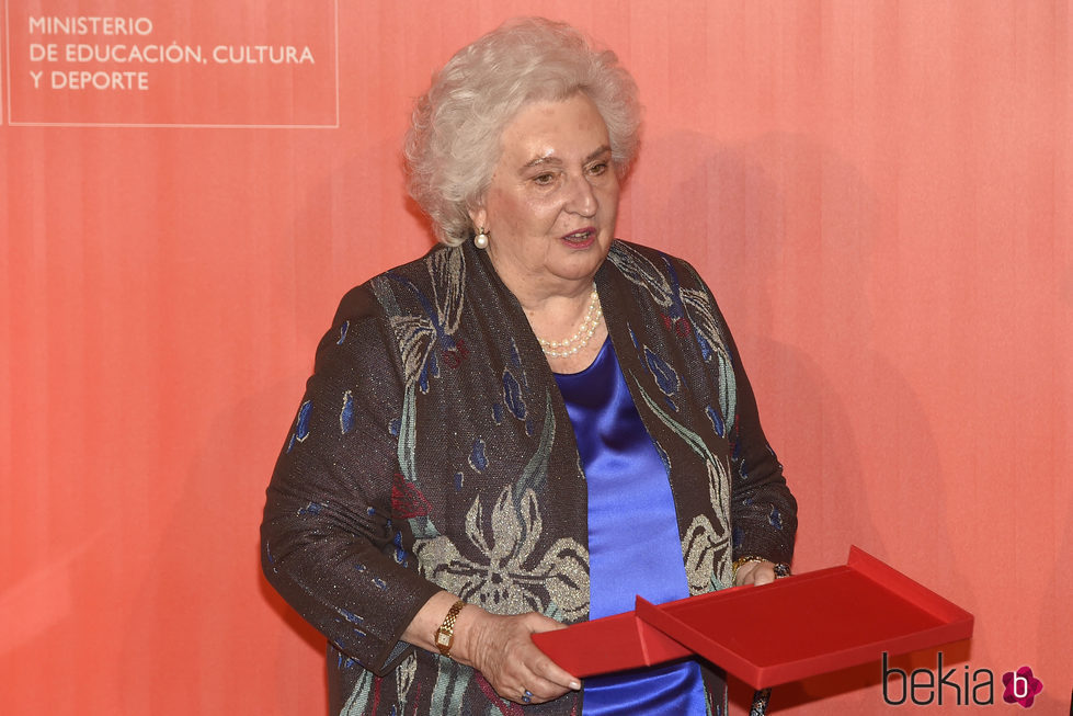 La Infanta Pilar, premiada en el 25 aniversario del Museo Thyssen