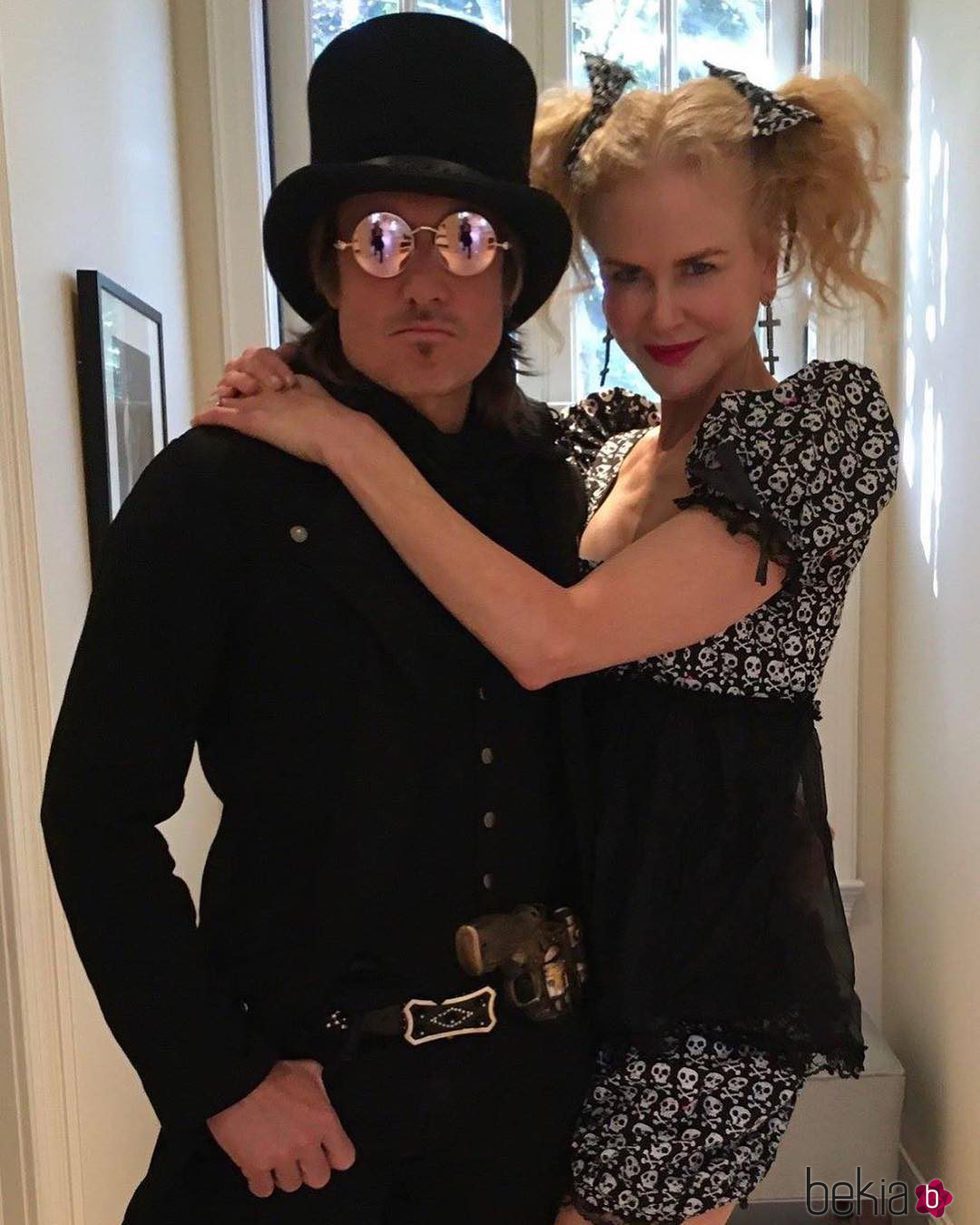 Nicole Kidman y Keith Urban en Halloween 2017