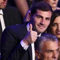 Sara Carbonero e Iker Casillas, divertidos en la gala de los Dragones de Oporto