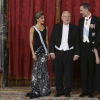 Los Reyes Felipe y Letizia con el presidente de Israel, Reuven Rivlin, y su mujer, Nechama Rivlin