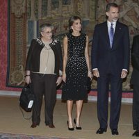 Los Reyes Felipe y Letizia con el presidente de Israel y su mujer, Nechama Rivlin, en El Pardo