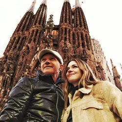 Antonio Banderas con su hija Stella del Carmen de viaje en Barcelona