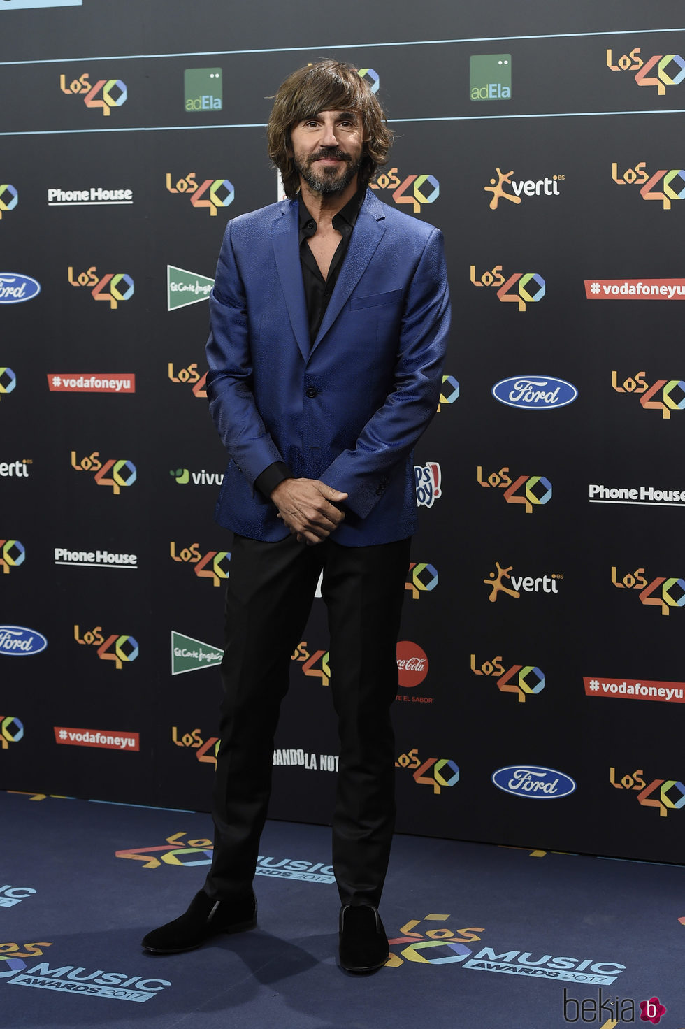 Santi Millán en la alfombra roja de los 40 Principales Music Awards 2017