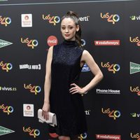 Elena Rivera en la alfombra roja de los 40 Principales Music Awards 2017