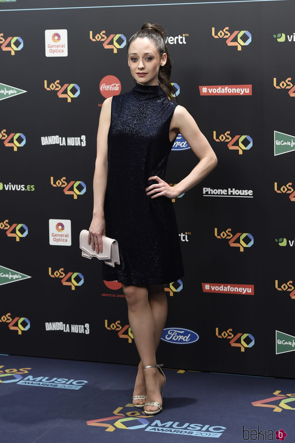 Elena Rivera en la alfombra roja de los 40 Principales Music Awards 2017