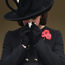 Kate Middleton, muy emocionada en el Día del Recuerdo 2017