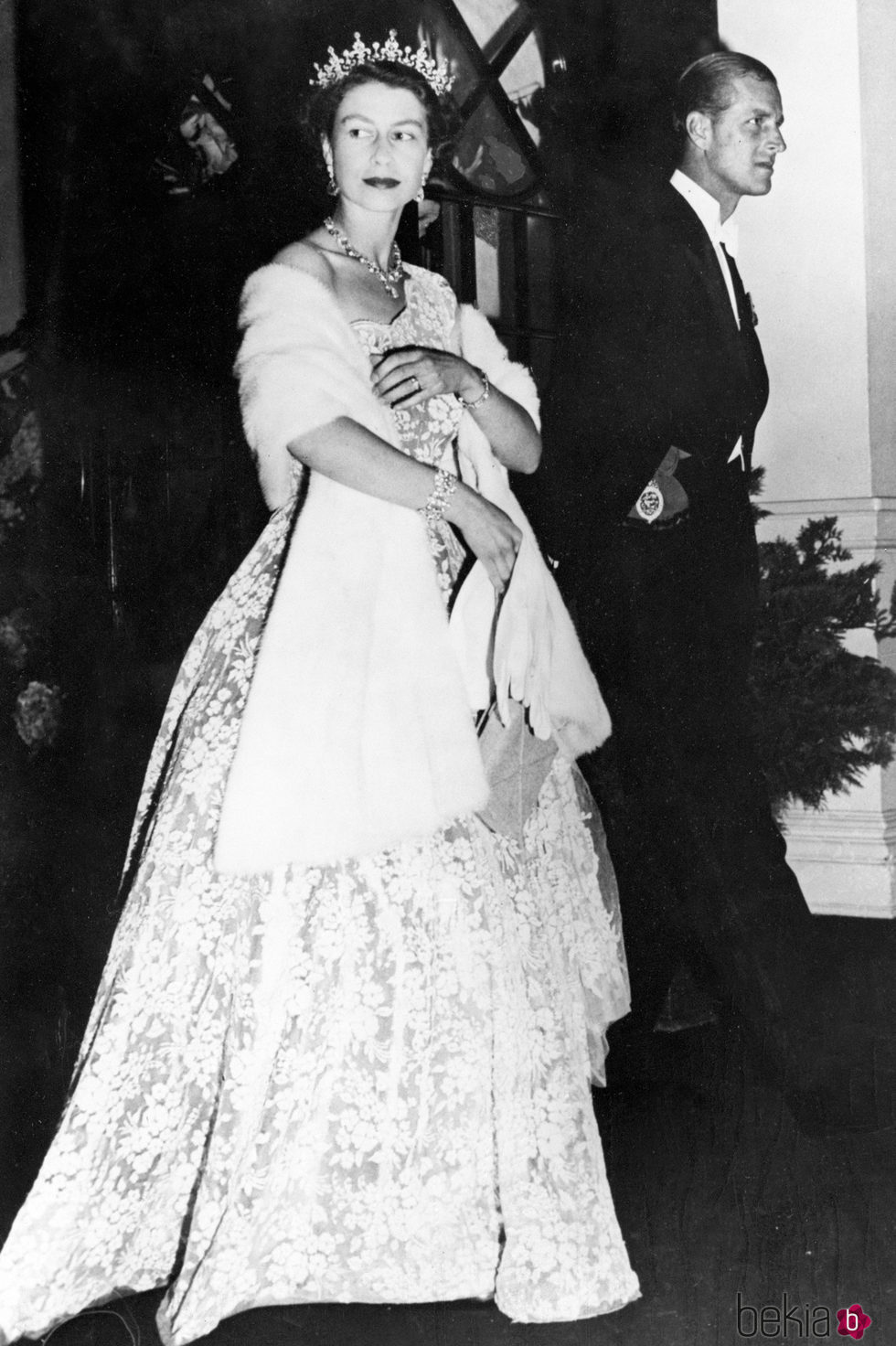 La Reina Isabel y el Duque de Edimburgo en su juventud