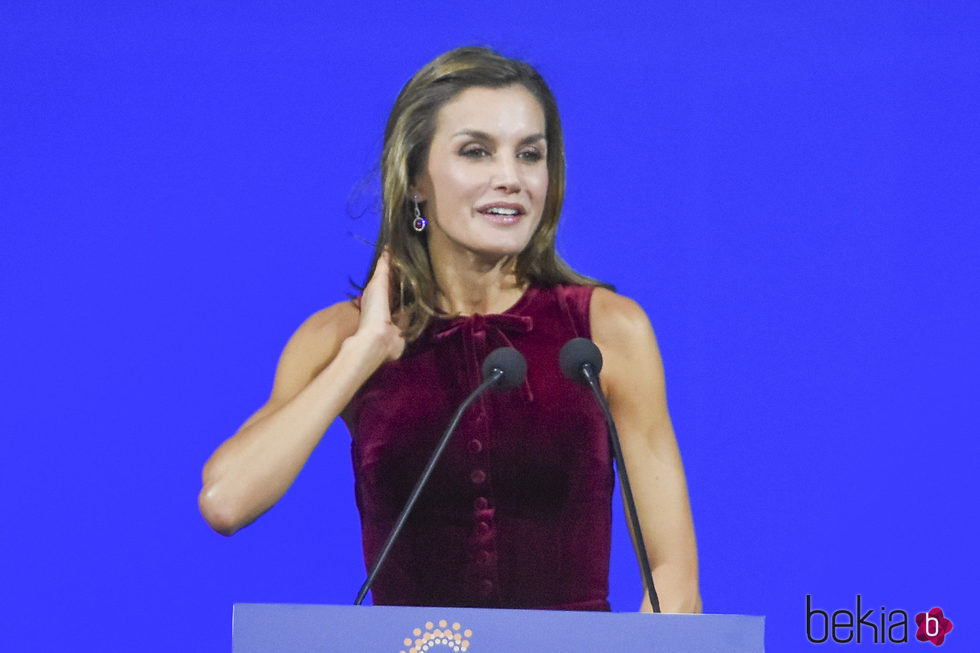La Reina Letizia en su discurso en el Official World Cancer Leaders' Summit de México