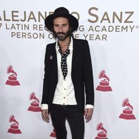 Leiva en la entrega del Premio Persona del Año 2017 de los Grammy Latinos
