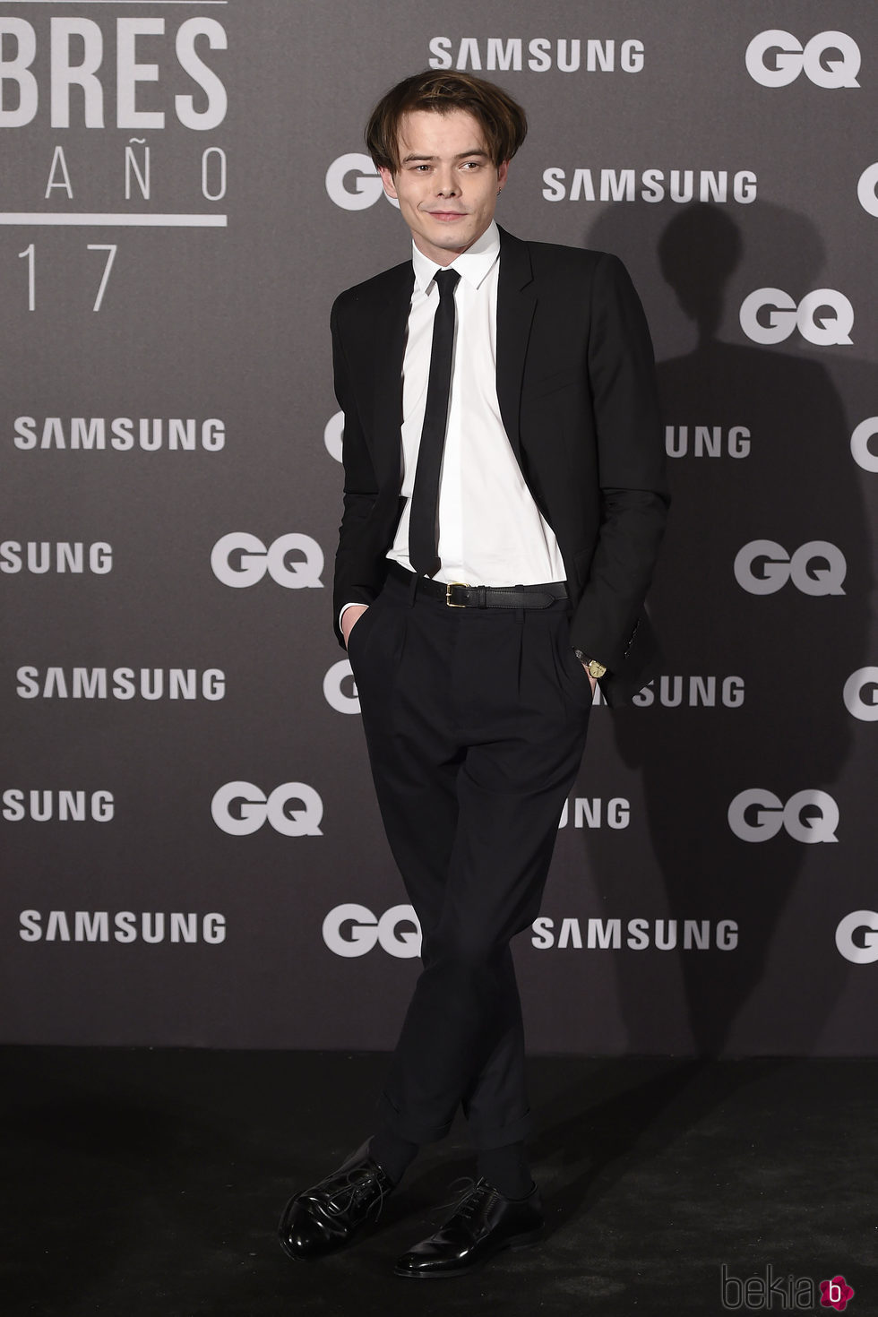 Charlie Heaton en los Premios GQ hombre del año 2017