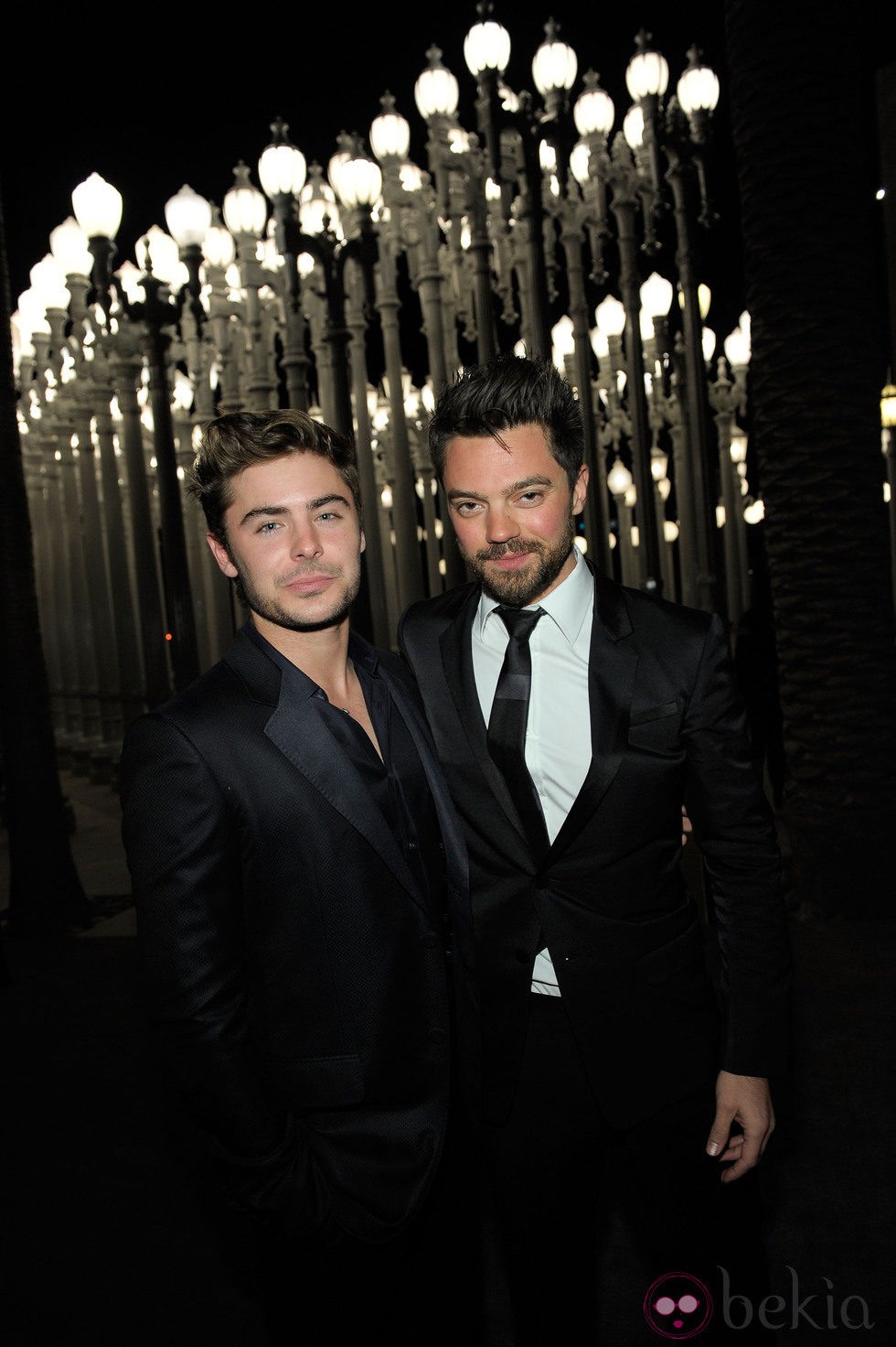 Zac Efron y Dominic Cooper en la gala homenaje a Clint Eastwood en Los Angeles