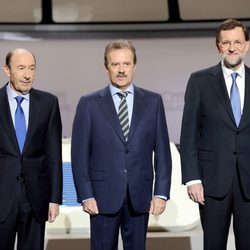 Debate electoral entre Rubalcaba y Rajoy