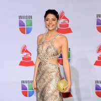 Catalina Mesa en la alfombra roja de los Grammy Latinos 2011