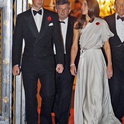 Los Duques Guillermo y Catalina de Cambridge en la cena de 'National Memorial Arboretum'