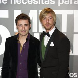 Pablo Nieto y Guti en la premiere de 'Cinco metros cuadrados'