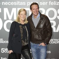 Marianne Sandberg y Joaquín Prat en la premiere de 'Cinco metros cuadrados'