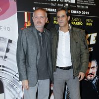 Jordi Rebellón y Jesús Cabrero en el estreno de 'Karaoke'