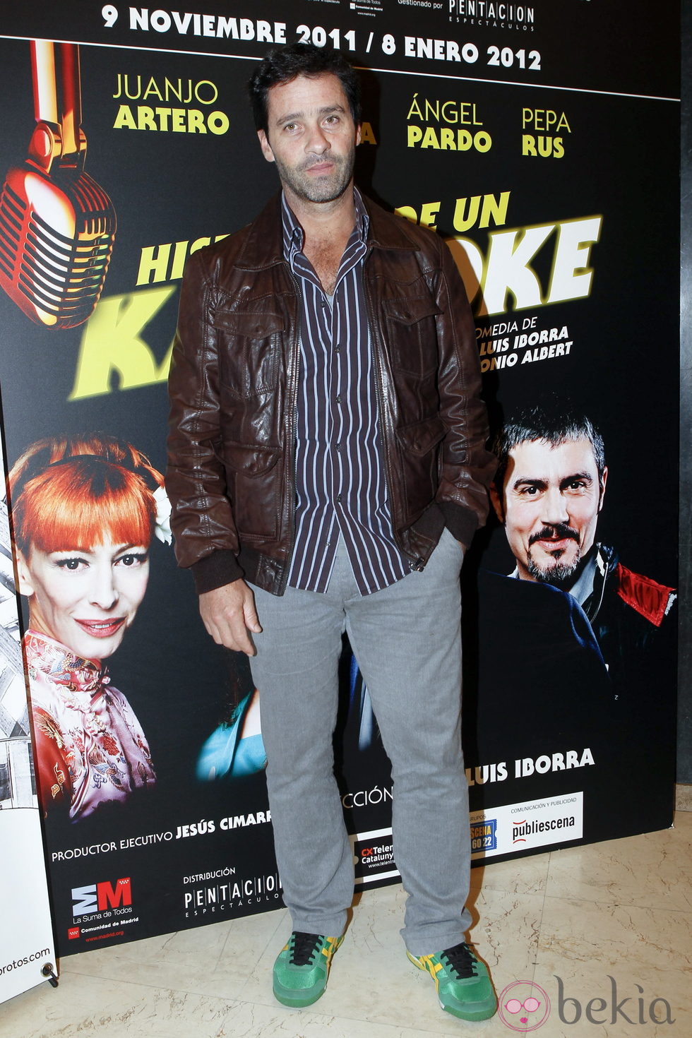 Juan Pablo Shuk en el estreno de 'Karaoke'