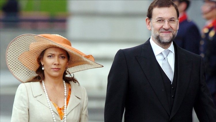 Mariano Rajoy y su mujer Elvira Fernández Balboa