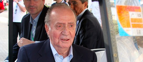 El Rey Juan Carlos en el Gran Premio de Abu Dabi
