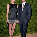 Rebecca Romijn y Jerry O'Connell en la gala Vogue Fashion en Nueva York