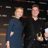 Judit Mascó, Loquillo y Luis del Olmo en los Premios Protagonistas 2011
