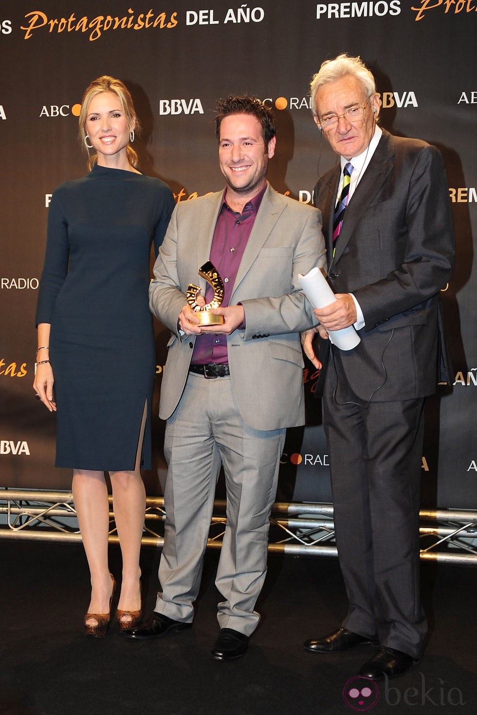 Judit Mascó, Carlos Latre y Luis del Olmo en los Premios Protagonistas 2011