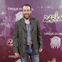 Antonio Molero en el estreno de Zarkana