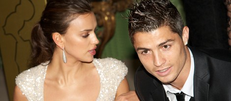 Irina Shayk y Cristiano Ronaldo en una entrega de premios