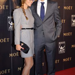 Novak Djokovic y Jelena Ristic en Londres