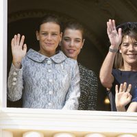 Estefanía y Carolina de Mónaco, Alexandra de Hannover y Carlota Casiraghi en el Día Nacional de Mónaco
