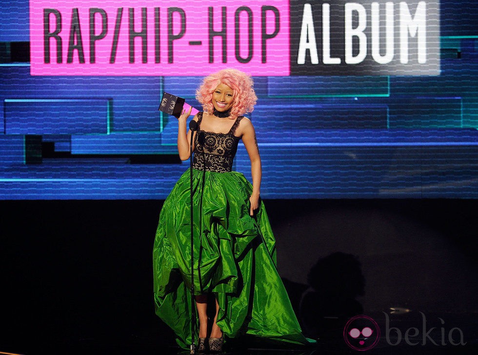 Nicki Minaj recoge su premio en los American Music Awards 2011