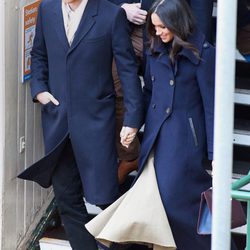 El Príncipe Harry y Meghan Markle en su primer acto público oficial