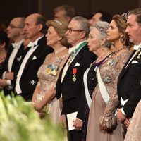 La Princesa Magdalena de Suecia, el Príncipe Carlos Felipe, Sofia Hellqvist y otros miembros de la familia Real en los Premios Nobel 2017