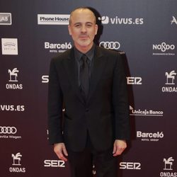 Javier Gutiérrez en la entrega de los Premios Ondas 2017