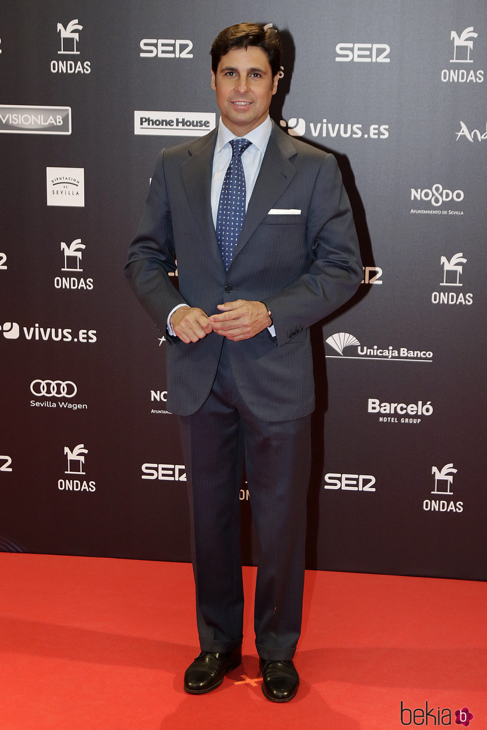 Fran Rivera en la entrega de los Premios Ondas 2017