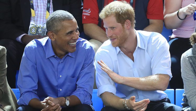 El Príncipe Harry y Barack Obama en los Invictus Games 2017