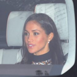 Meghan Markle en el almuerzo de Navidad 2017 en Buckingham Palace